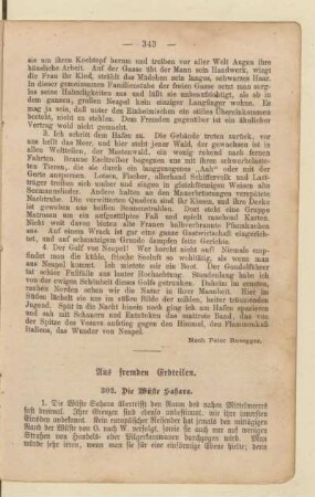Aus fremden Erdteilen