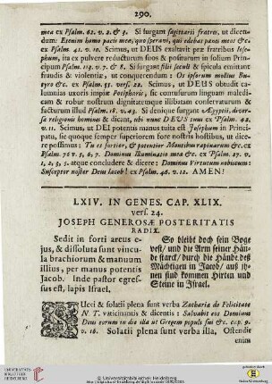 LXIV In Genes. Cap. XLIX, vers. 24