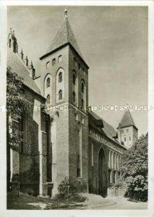 Das Ordensschloss in Marienwerder/Westpreussen