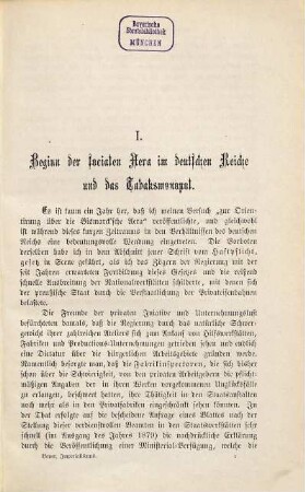 Disraeli's romantischer und Bismarck's socialistischer Imperialismus