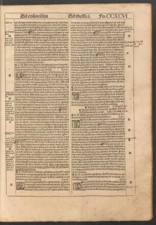 Incipit epistola beati pauli apostoli ad thessalonicenses prima.