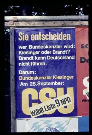 Wahlpropaganda 28.9.69.