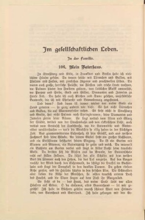 Im gesellschaftlichen Leben