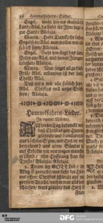 Himmelfahrts-Lieder