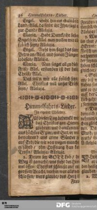 Himmelfahrts-Lieder