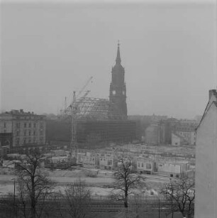 Neustädter Markt, Hauptstraße : Hauptstraße, Plattenbau, 1986