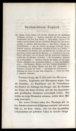 Sechszehntes Capitel.