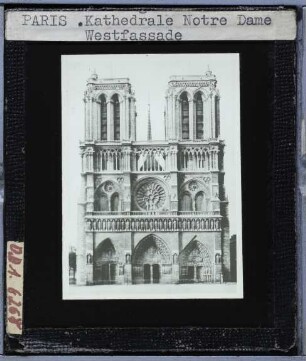 Paris, Kathedrale Notre-Dame de Paris : Westfassade