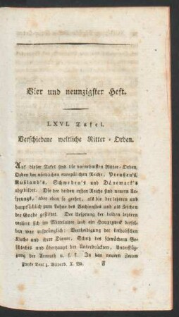 Vier und neunzigster Heft.