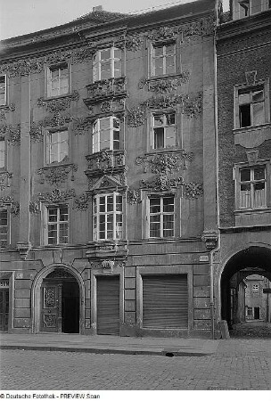 Bautzen. Barockhaus in der Reichenstraße