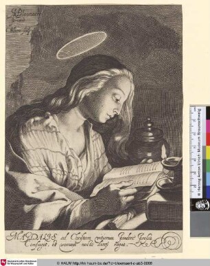 Magdalis [St. Mary Magdalen; Maria Magdalena lesend bei Kerzenschein]