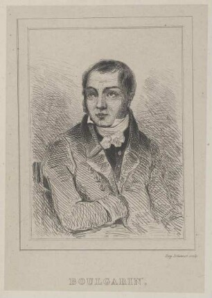 Bildnis des Faddej V. Boulgarin