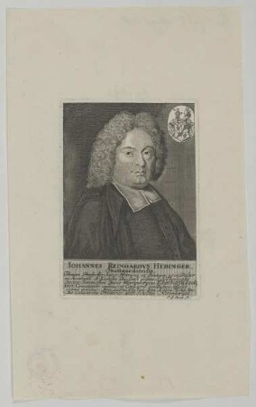 Bildnis des Iohannes Reinhardvs Hedinger