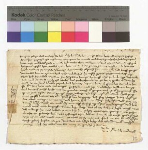Jodocus Wind, Guardian zu Ulm, an Magdalena von Suntheim, Klosterfrau zu Söflingen