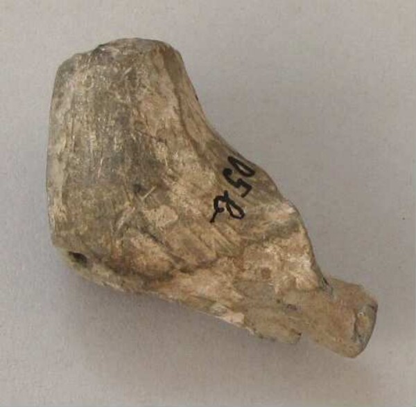 Fragment of a clay pipe (?)