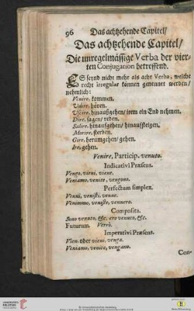 Das achtzehende Capitel