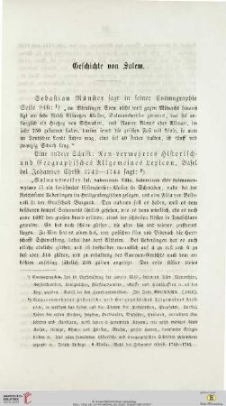 Geschichte von Salem