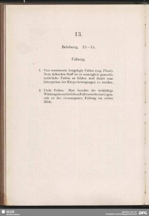 13.-15. Belebung