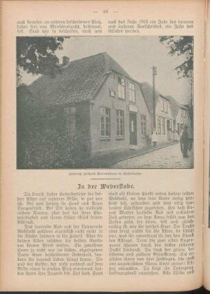 Friedrich Hebbels Geburtshaus in Wesselburen.