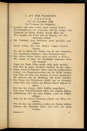 289-301, A) Aus dem Polnischen