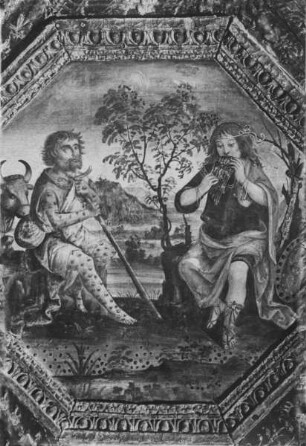 Sala dei Santi — Argus und Merkur