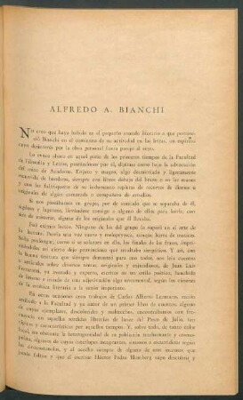 Alfredo A. Bianchi
