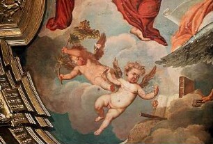 Allegorie auf die Stiftung des Schwarzen Adler-Ordens und Götterreigen
