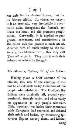 The Manners and Customs of the Indians near the Coasts.