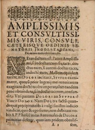 Disputatio Medica De Dolore