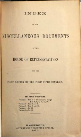 House documents. [299,3.] 1876/77 = Congress 45, Sess. 1