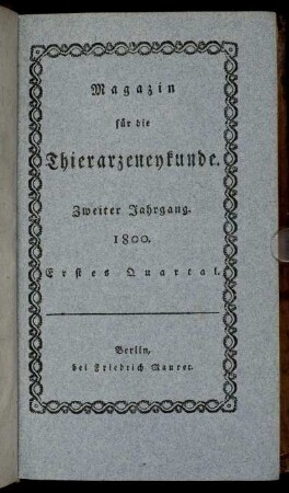 Erstes Quartal.