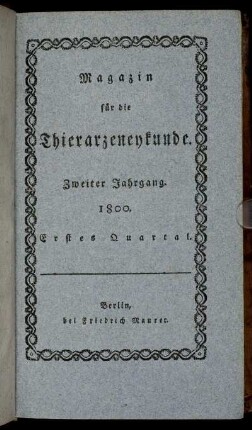 Erstes Quartal.