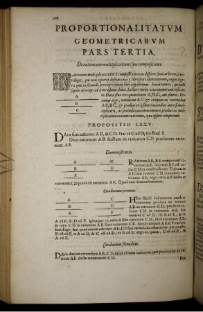 Pars tertia. De rationum multiplicatione seu compositione.