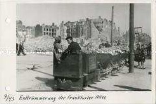 Enttrümmerung der Frankfurter Allee