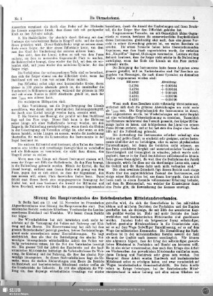 Sitzung des Hauptvorstandes des Reichsdeutschen Mittelstandsverbandes