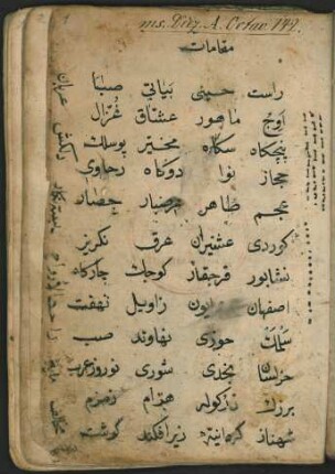 Sammlung von Liedern und Hymnen