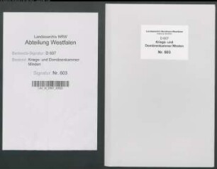 Amt Hausberge - Vogtei Übernstieg - Bauerschaft Hasenkamp: Unterlagen der Revisionskommission