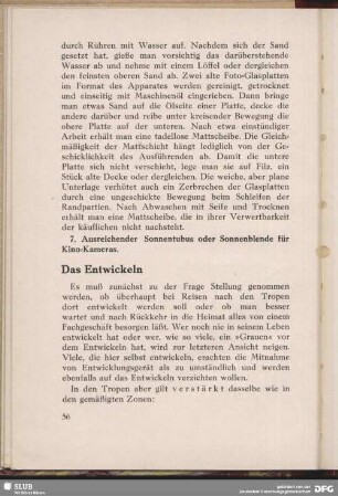 Das Entwickeln