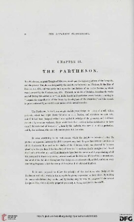 Chapter II: The Parthenon