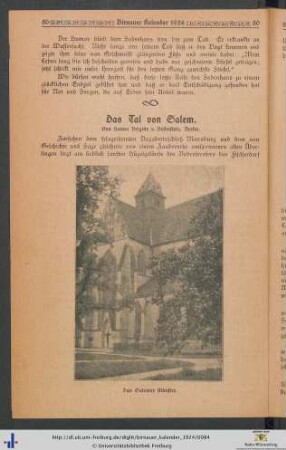Das Tal von Salem.