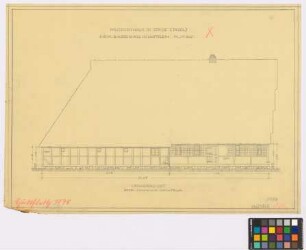 Insel Stade ([Landkreis Stade]), ehemals Huttfleth ([Landkreis Jork]): Museumshaus. Haupthaus (Seiten-Ansicht)