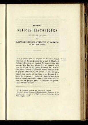 Notices Historiques