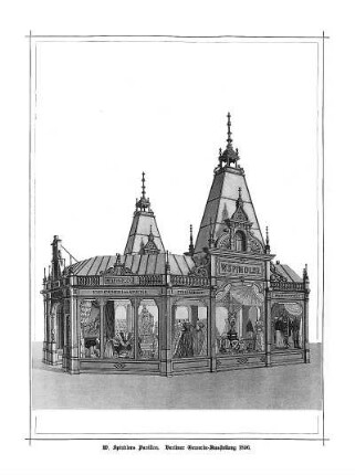 W. Spindlers Pavillon. Berliner Gewerbe-Ausstellung 1896