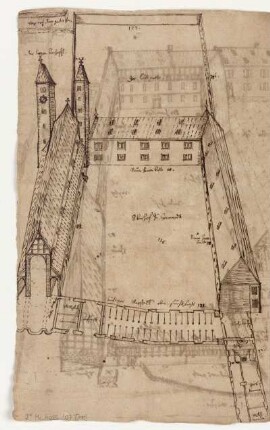 Germerode, ehem. Kloster, oberer Hof von Osten