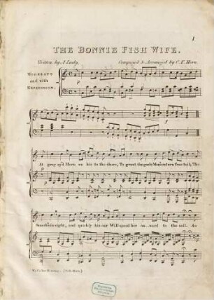 The bonnie fish wife : celebrated scotch song