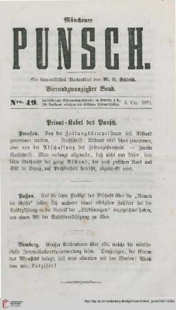 Nro. 49 (3. Dezember 1871)