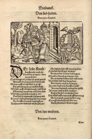 Von lieb haben. Das xxx. Capitel.
