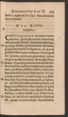 Cap. XLVIII. De sudore.