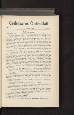 15. Januar 1901. No. 2.