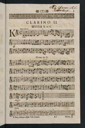 1-10, Missa I. - Missa II.